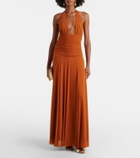 Staud Alessandra halterneck maxi dress