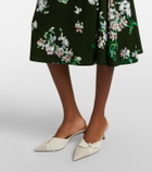 Erdem Draped floral midi dress