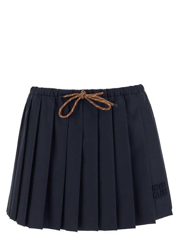 Photo: Miu Miu Wool Mini Skirt
