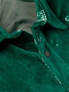 Post-Imperial - Ikeja Printed Cotton-Velvet Bomber Jacket - Green