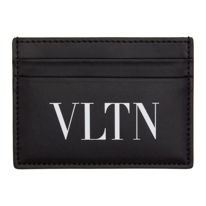 Photo: Valentino Black Valentino Garavani VLTN Card Holder