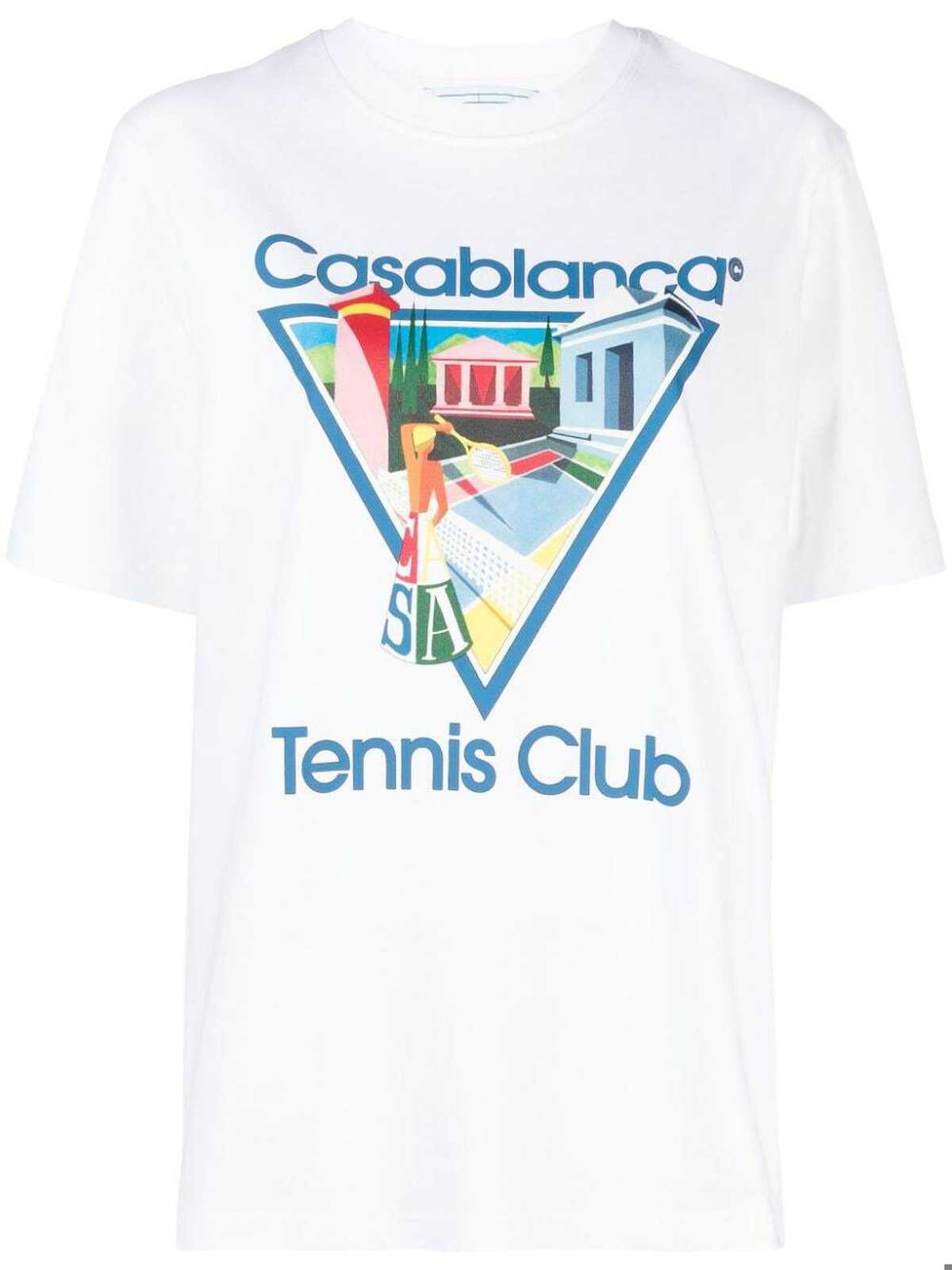 CASABLANCA - Logo Organic Cotton T-shirt Casablanca
