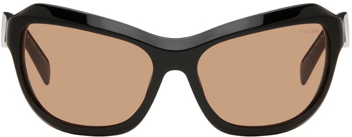 Photo: Prada Eyewear Black Swing Sunglasses