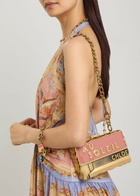 Chloe Soleil Minaudière Postcard Brass Clutch - Gold - One Size