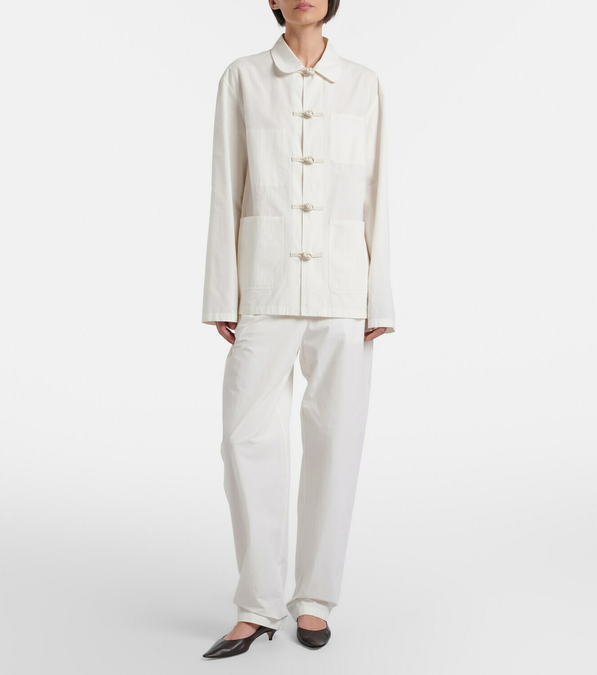 The Row Behati cotton poplin jacket