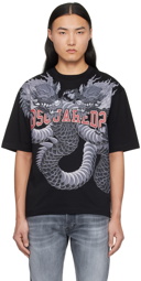 Dsquared2 Black Loose-Fit T-Shirt
