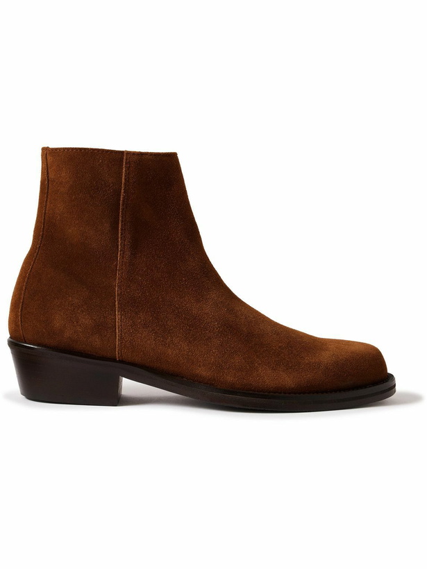 Photo: Mr P. - Oscar Suede Chelsea Boots - Brown