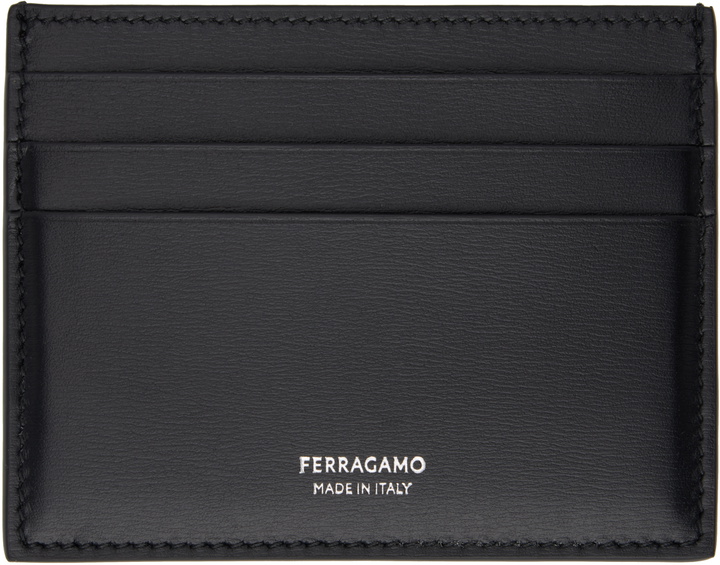 Photo: Ferragamo Black Credit Card Holder