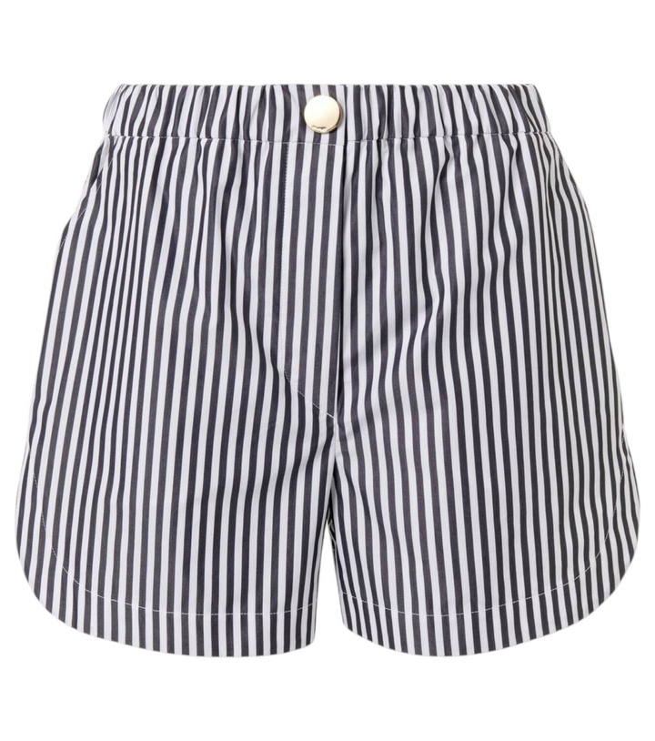 Photo: Sportmax Muscari striped cotton shorts