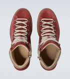 Eleventy Suede lace-up boots
