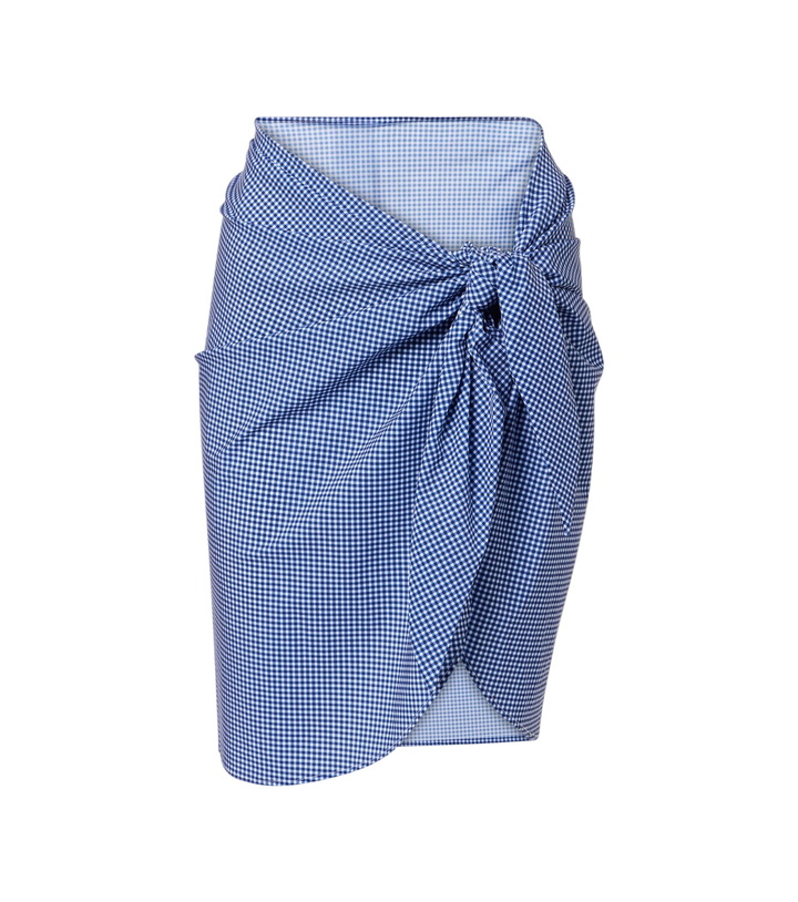 Photo: Karla Colletto Gingham beach cover-up