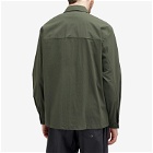 Rains Men's Tomar Zip Overshirt in Green