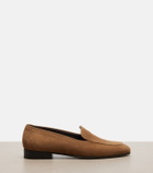 The Row Adam suede loafers