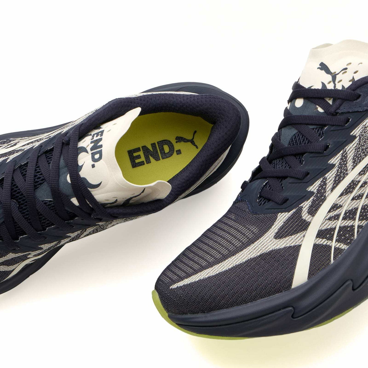 Puma x END. Deviate Nitro 4 in New Navy/Warm White