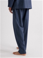 Zegna - Brushed-Cotton Pyjama Top - Blue