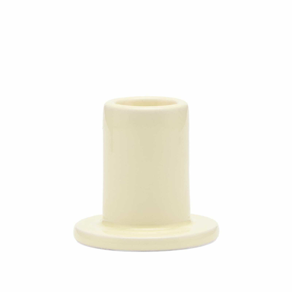 HAY Tube Candleholder - Small in Lime White 