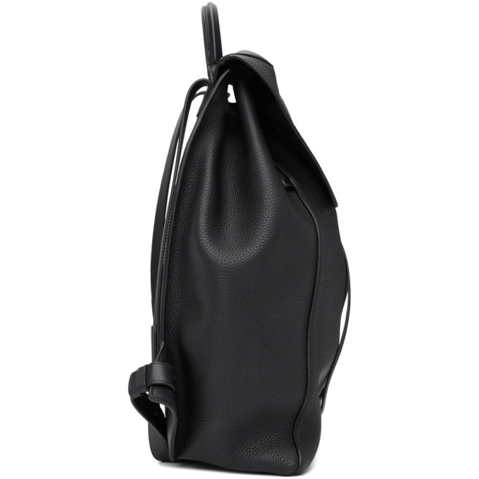 Loewe Black Calfskin Drawstring Backpack Loewe