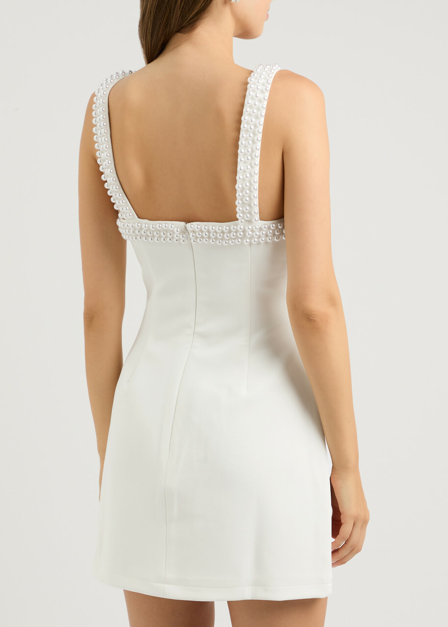 Odd Muse The Ultimate Muse Embellished Mini Dress White