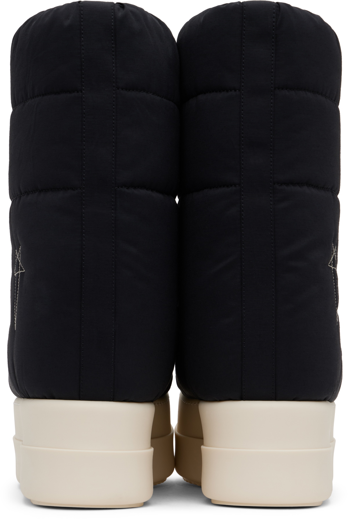 Rick Owens DRKSHDW Black Porterville Mega Bumper Lunar Boots