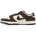 Nike Brown & Off-White Dunk Low Retro SE Sneakers