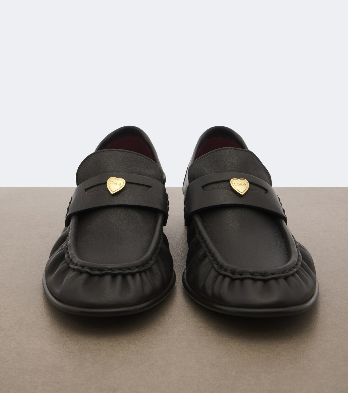 Chloé Letti leather penny loafers