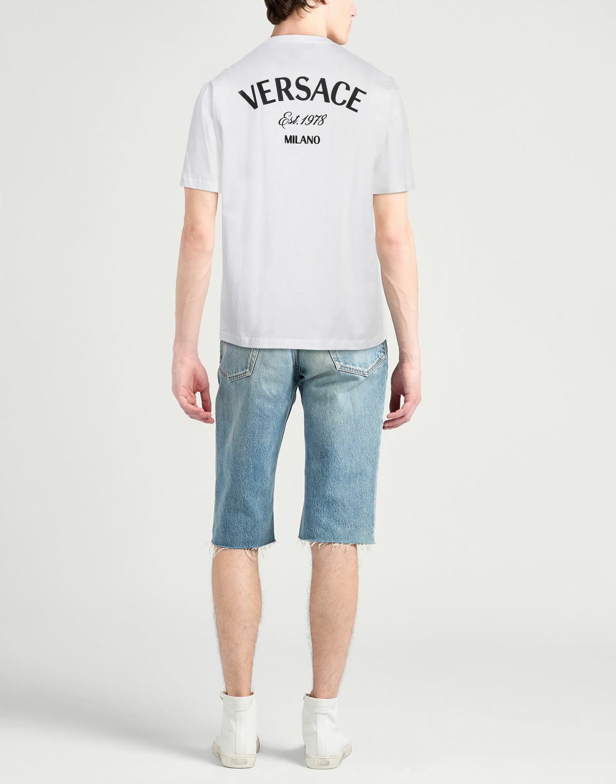 Versace Mens T-shirt in White