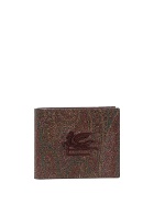 ETRO - Paisley Embroidered Logo Wallet