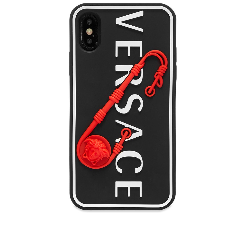 Photo: Versace Safety Pin Rubber iPhone X/XS Case