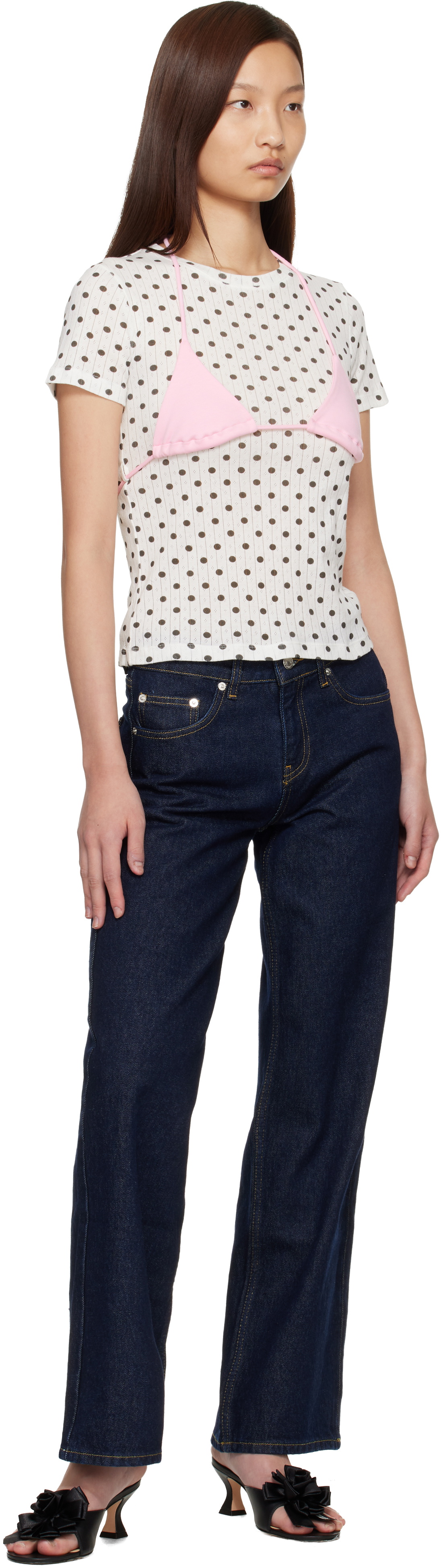 Sandy Liang Blue Taro Jeans