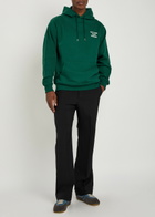DRÔLE DE Monsieur Nfpm Hooded Cotton Sweatshirt Dark Green