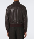 Ami Paris Leather blouson jacket