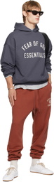Fear of God ESSENTIALS Navy Fleece Hoodie