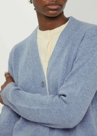 JW Anderson Layered-effect Wool and Cashmere-blend Cardigan Blue