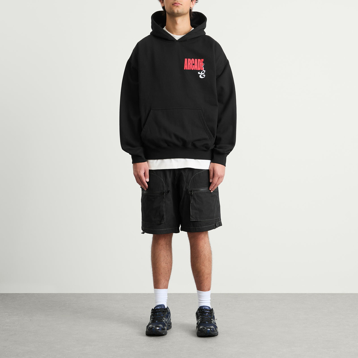 END. Coastal Arcade Prizes Hoody in Black