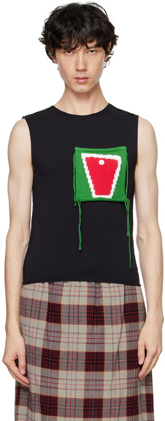 Photo: Charles Jeffrey LOVERBOY Black Patch Pocket Shirt