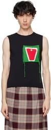 Charles Jeffrey LOVERBOY Black Patch Pocket Shirt