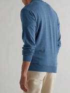 Peter Millar - Excursionist Flex Merino Wool-Blend Half-Zip Sweater - Blue