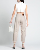 Alessia Santi Womens Pants Cream