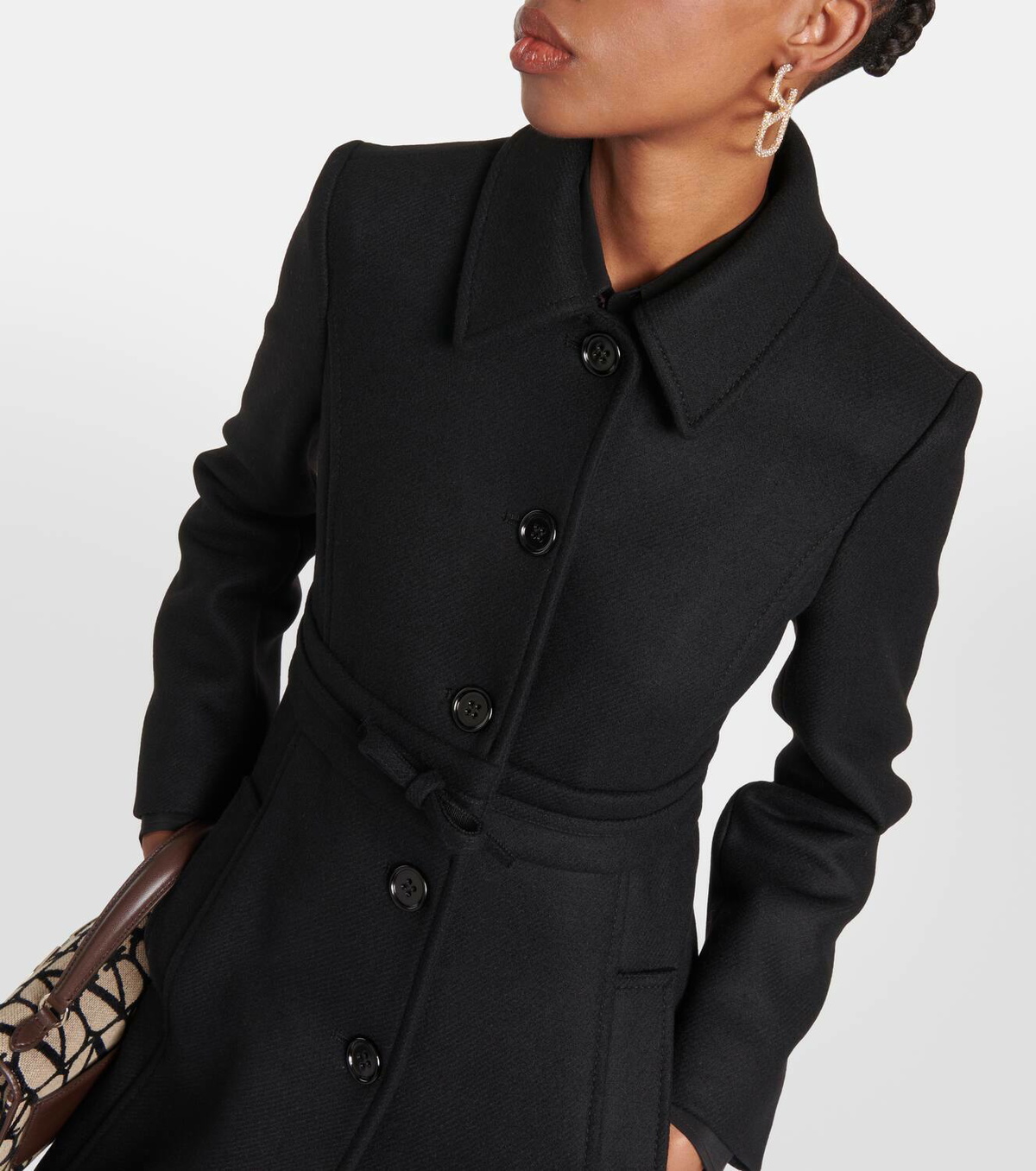 REDValentino Single-breasted wool-blend coat