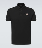 Moncler Logo cotton piqué polo shirt
