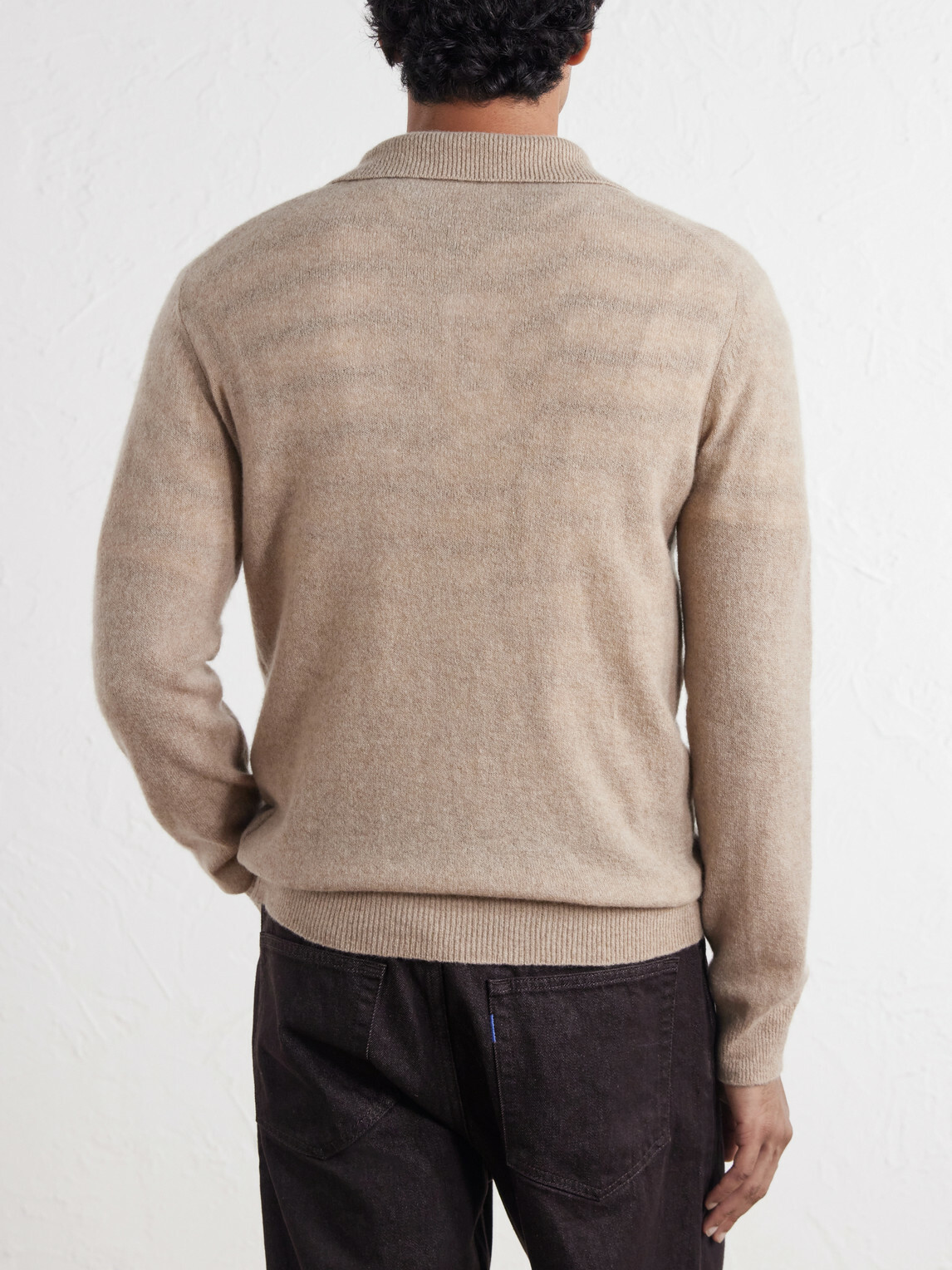 Altea - Wool and Cashmere-Blend Polo Sweater - Neutrals