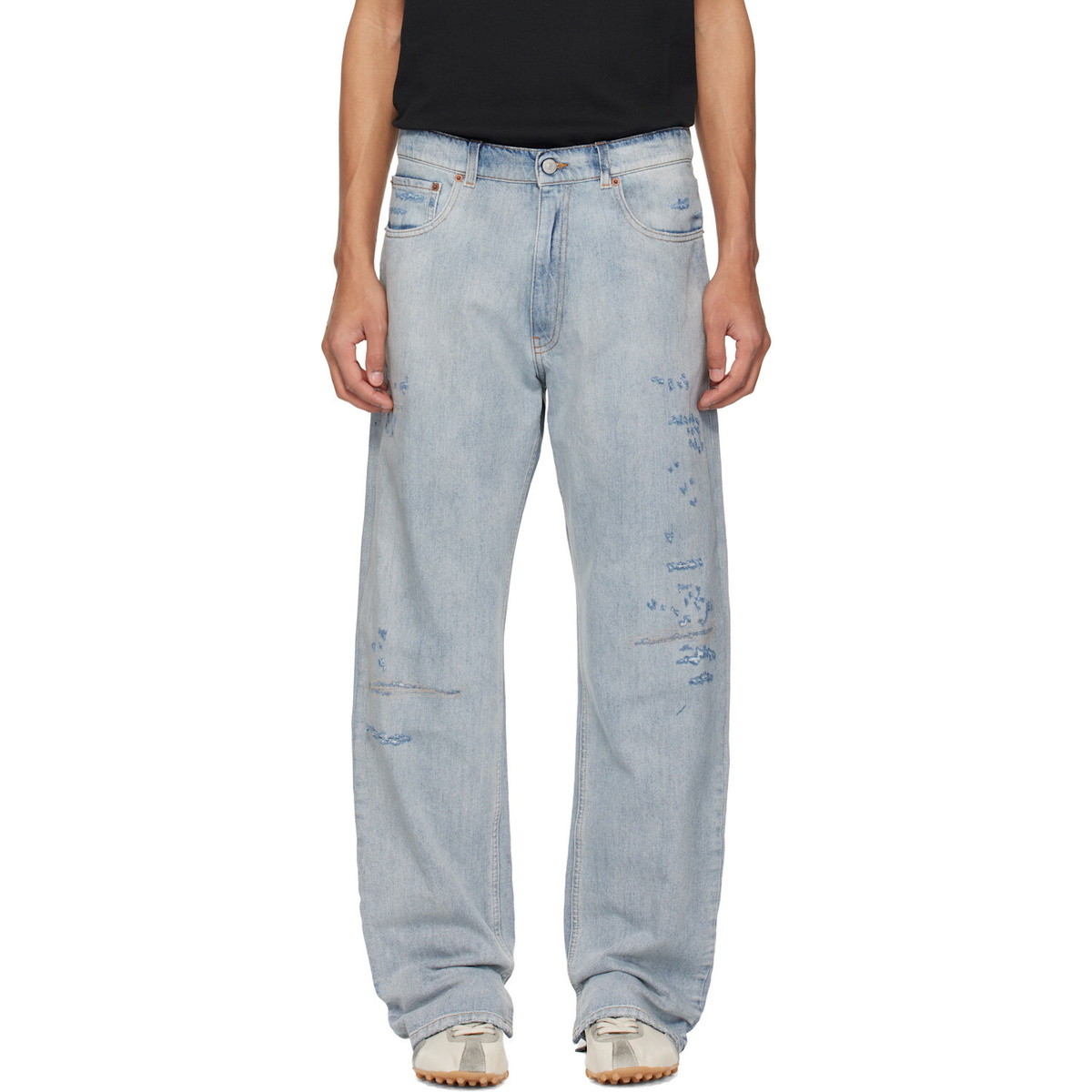 MM6 Maison Margiela Blue 5 Pockets Jeans