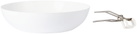 knIndustrie White ABCT Flat Bottom Wok, 32 cm