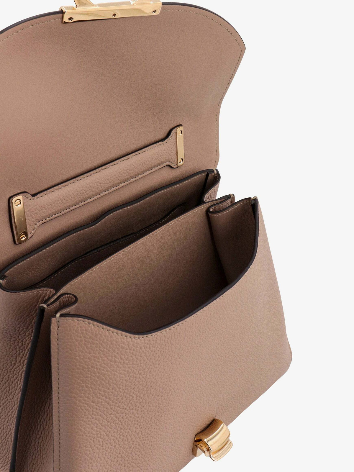 Ferragamo Gancini Beige Womens Salvatore Ferragamo