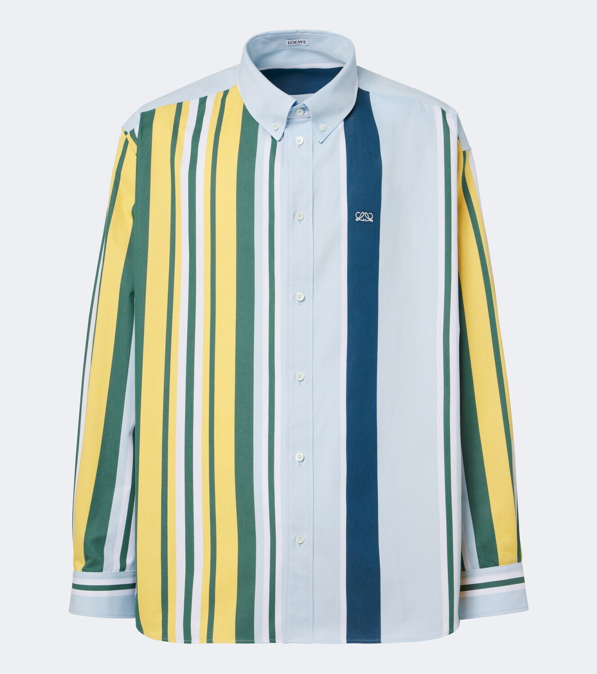 Loewe Double L striped cotton twill shirt