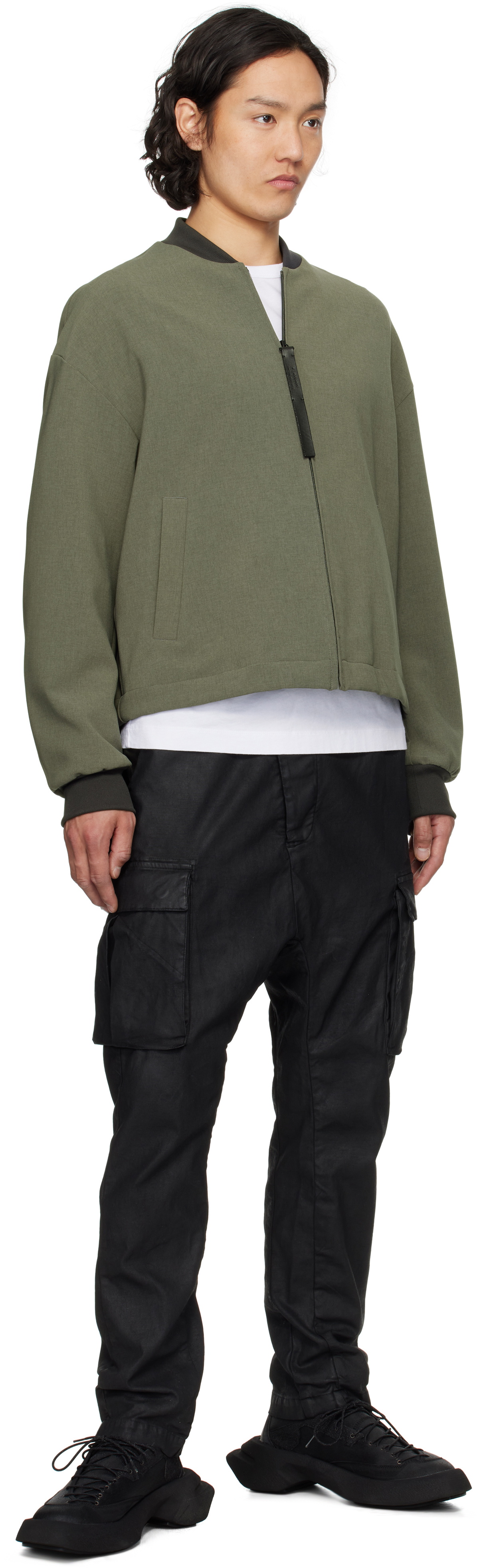 N.Hoolywood Khaki Blouson Bomber Jacket
