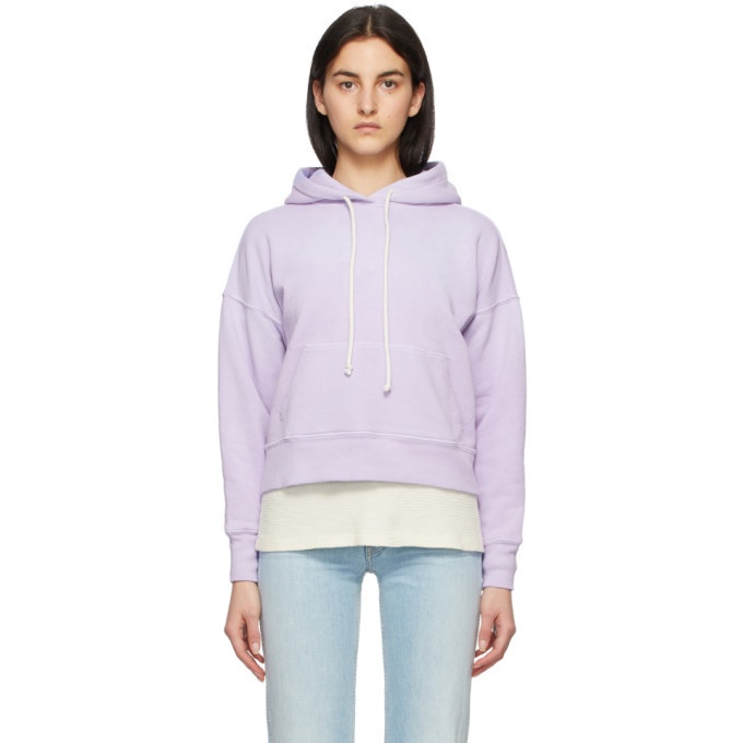 Re/Done Purple Classic Hoodie Re/Done