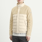 Moncler Men's Mistral Teddy Fleece Jacket in Beige