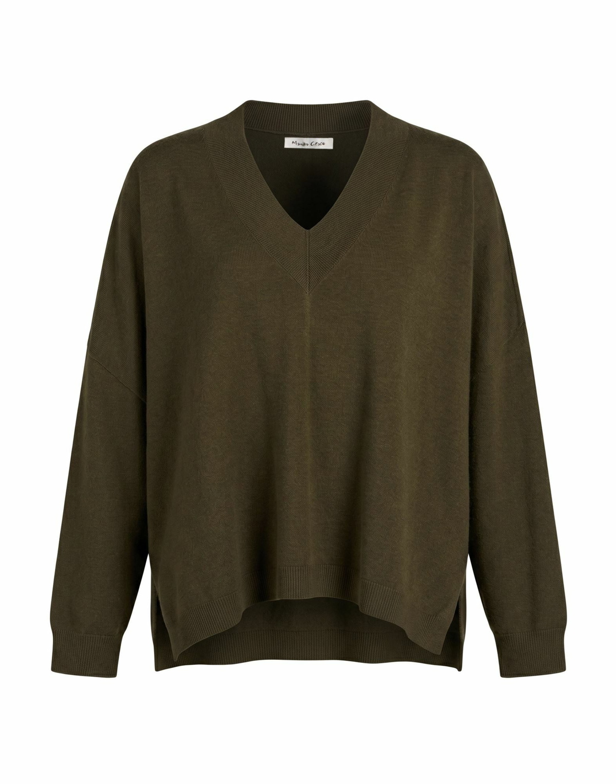 Manila Grace Womens Sweater Military in Green