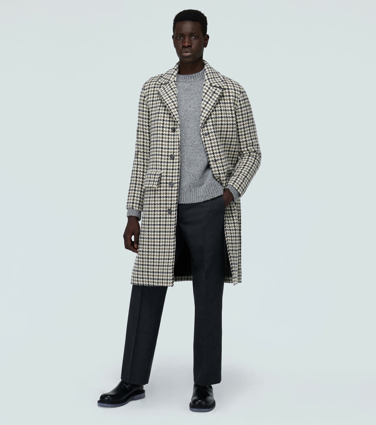 Officine Generale - Matteo houndstooth coat